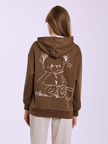 Ζακέτα αθλητική με αρκουδάκι SQ7561.5154+4