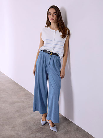 Παντελόνα με πιέτες SQ7562.1297+1