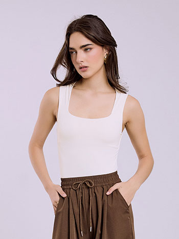 Κορμάκι με τετράγωνη λαιμόκοψη SQ7563.4389+2