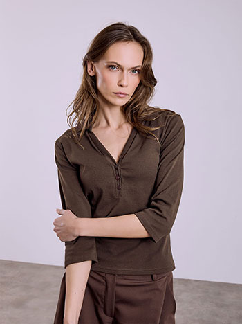 Τοπ με κλασικό γιακά SQ7563.4865+3