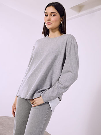 Πουλόβερ με άνοιγμα πίσω SQ7568.4124+2