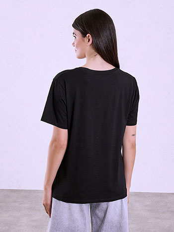 T-shirt με πέρλες SQ7568.4125+2