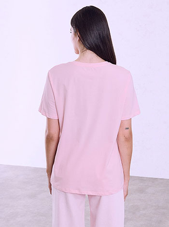 T-shirt με στάμπα πορτοκάλια SQ7568.4237+3