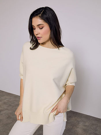 Πουλόβερ με ανοίγματα στο πλάι SQ7568.4345+3