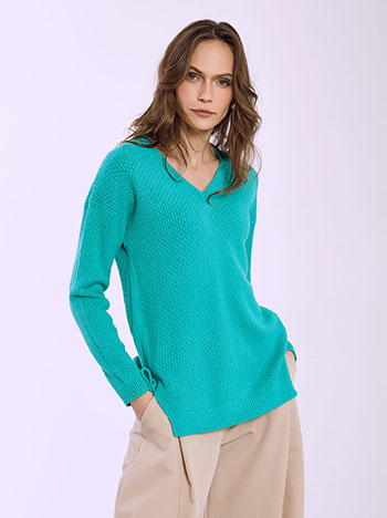 Πουλόβερ με ανοίγματα στο πλάι SQ7568.4759+6