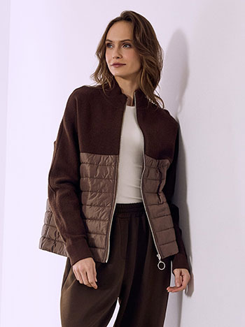 Ζακέτα με καπιτονέ λεπτομέρεια SQ7568.5124+4