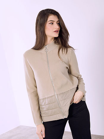 Ζακέτα με καπιτονέ τελείωμα SQ7568.5125+5