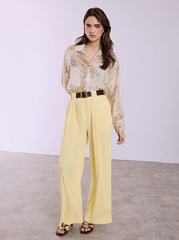 Παντελόνι με ανάγλυφο ύφασμα SQ7569.1852+1