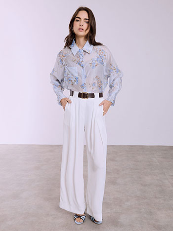 Παντελόνι με ανάγλυφο ύφασμα SQ7569.1852+2