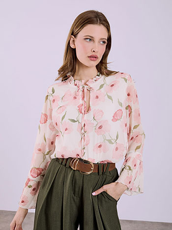 Μπλούζα φλοράλ SQ7569.4083+1