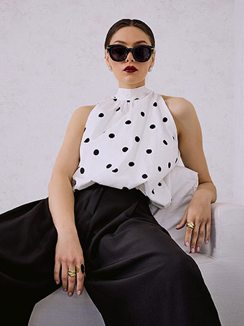 Μπλούζα πουά SQ7569.4111+1