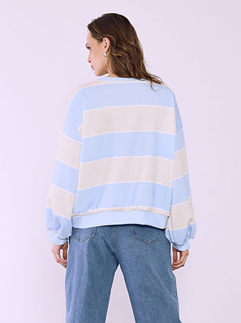 Φούτερ με ρίγες SQ7569.4739+1