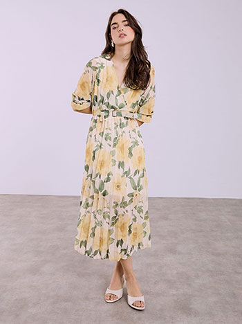 Celestino Φόρεμα φλοράλ κρουαζέ SQ7569.8552+1