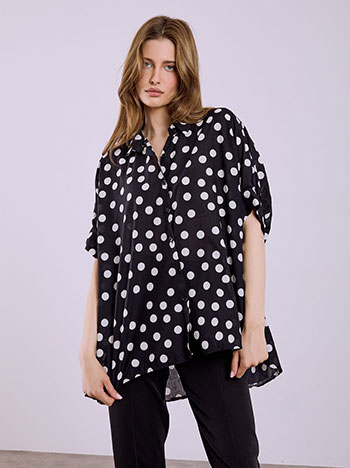 Πουκάμισο πουά ασύμμετρο SQ7570.3079+1