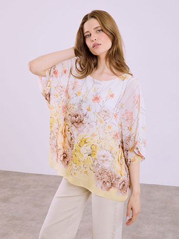 Μπλούζα φλοράλ oversized SQ7570.4871+1