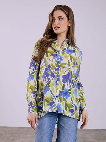 Πουκάμισο floral SQ7572.3226+1