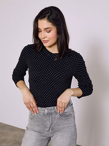 Πουλόβερ πουά SQ7572.4303+1