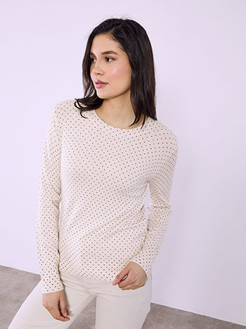 Πουλόβερ πουά SQ7572.4303+7