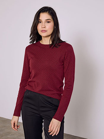 Πουλόβερ πουά SQ7572.4303+5