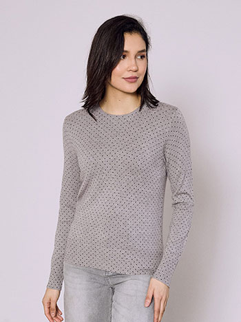 Πουλόβερ πουά SQ7572.4303+2