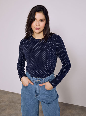 Πουλόβερ πουά SQ7572.4303+6