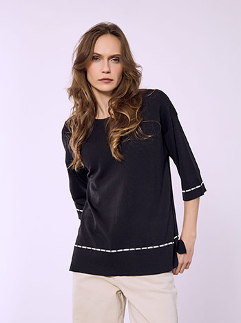 Μπλούζα με τρία τέταρτα μανίκι SQ7572.4813+1