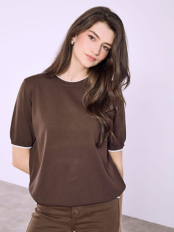 Μπλούζα με ριπ λεπτομέρειες SQ7572.4817+3