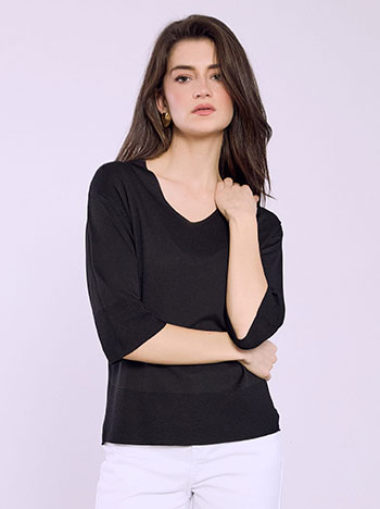 Μπλούζα με ανάγλυφες λεπτομέρειες SQ7572.4820+1