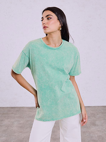T-shirt tie dye με βαμβάκι SQ7577.4617+4