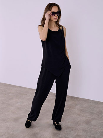 Σετ ασύμμετρο τοπ και παντελόνι SQ7578.0026+1