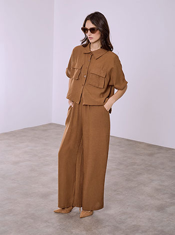 Σετ με πουκάμισο και παντελόνα απο βισκόζη SQ7578.0511+