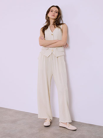 Σετ με γιλέκο και παντελόνα απο βισκόζη SQ7578.0515+2