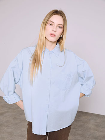 Πουκάμισο denim oversized SQ7578.3603+2