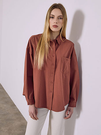 Πουκάμισο denim oversized SQ7578.3603+5