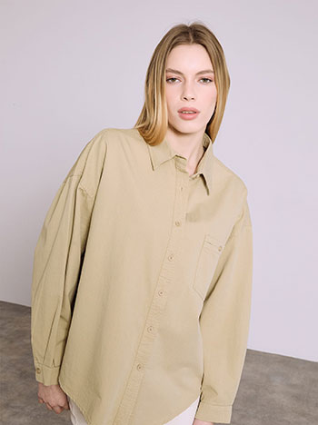 Πουκάμισο denim oversized SQ7578.3603+7