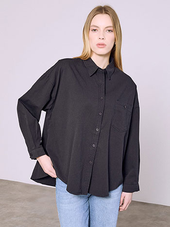 Πουκάμισο denim oversized SQ7578.3603+11