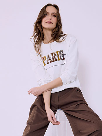 Μπλούζα Paris με strass SQ7578.4349+1