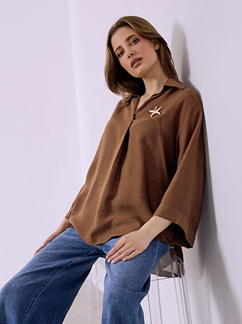 Μπλούζα με αποσπώμενη καρφίτσα SQ7578.4517+2