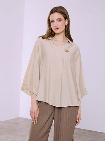 Μπλούζα με αποσπώμενη καρφίτσα SQ7578.4517+3