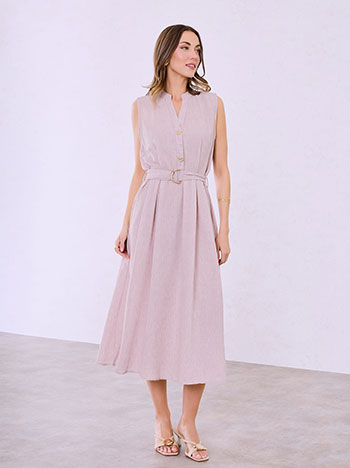 Φόρεμα με ανάγλυφα κουμπιά SQ7578.8527+4