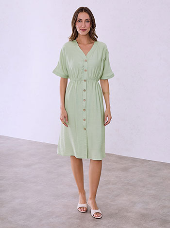 Σεμιζιέ φόρεμα με βισκόζη SQ7578.8529+6