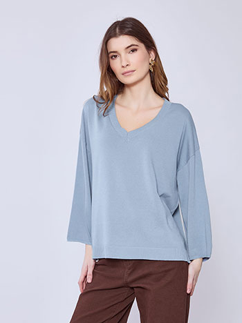 Πουλόβερ με V λαιμόκοψη SQ7583.4073+5