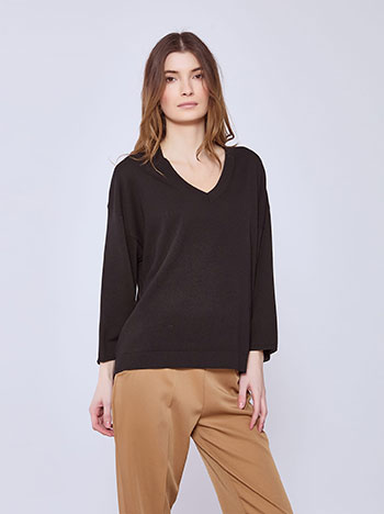 Πουλόβερ με V λαιμόκοψη SQ7583.4073+1