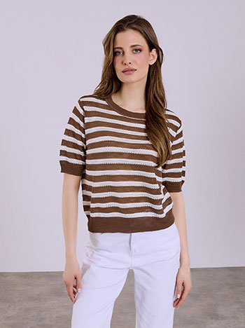 Μπλούζα με διάτρητες λεπτομέρειες SQ7583.4260+1