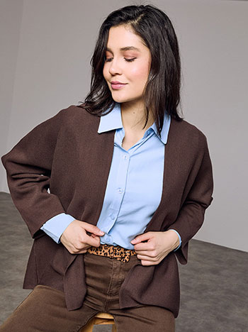 Ζακέτα μονόχρωμη SQ7583.5067+2