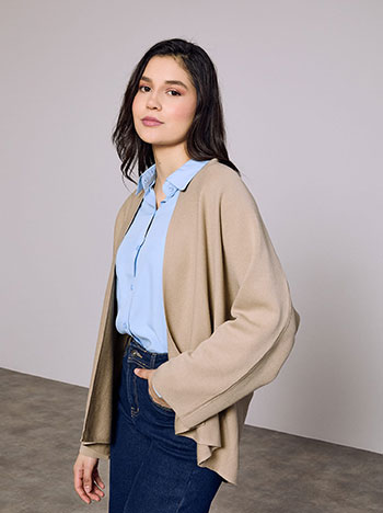 Ζακέτα μονόχρωμη SQ7583.5067+3