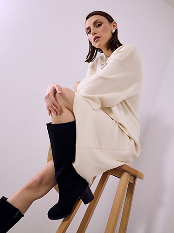 Φόρεμα πλεκτό μίνι με καρφίτσα SQ7583.8066+4 φωτογραφία