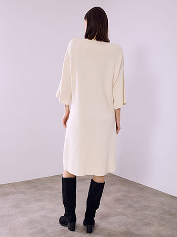 Φόρεμα πλεκτό μίνι με καρφίτσα SQ7583.8066+4 φωτογραφία