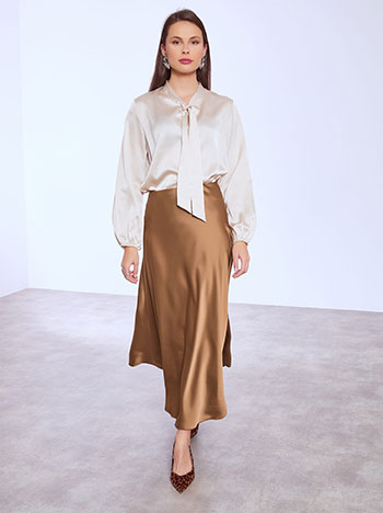 Φούστα σατέν μίντι SQ7584.2812+2 φωτογραφία