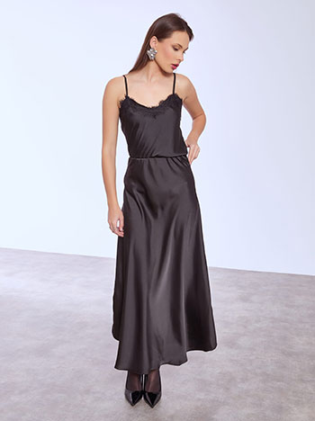 Φούστα σατέν μίντι SQ7584.2812+1